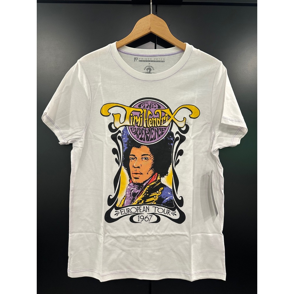 Prince Peter Jimi Hendrix Experience 1967 European Tour Graphic Tee NWT Large